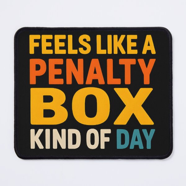 Item preview, Feels Like A Penalty Box Kind Of Day Men's Funny Hockey designed and sold by hemagamo.