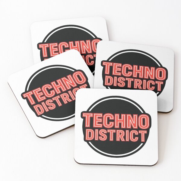 Item preview, Techno District – Modern Underground Techno Design designed and sold by |TRSSHOP|.