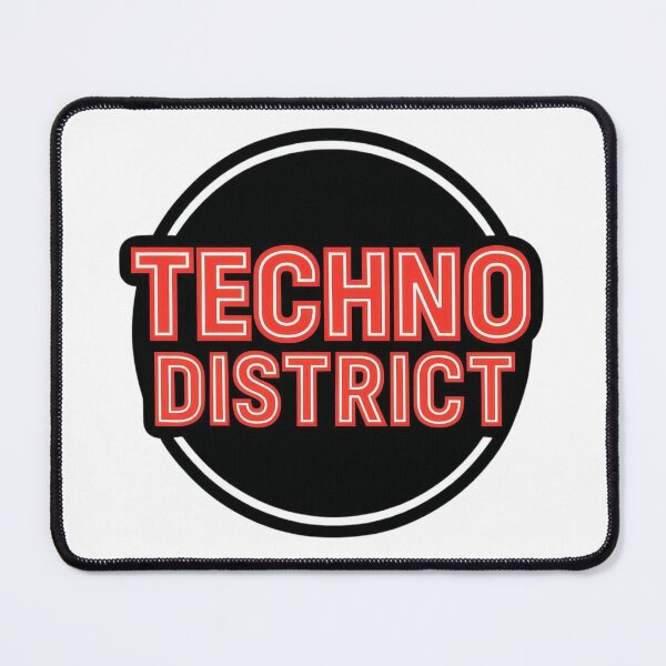 Item preview, Techno District – Modern Underground Techno Design designed and sold by |TRSSHOP|.
