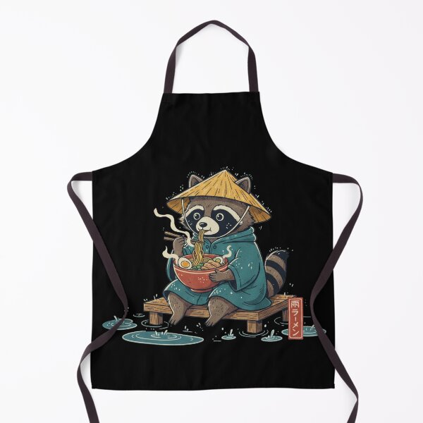 Item preview, Raccoon Ramen Cozy Rainy Day Adorable Japanese Style designed and sold by Bongocomic.