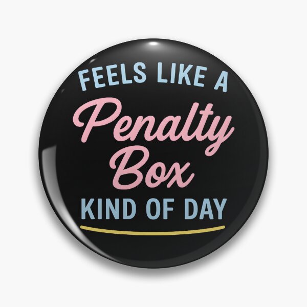 Item preview, Feels Like A Penalty Box Kind Of Day Men's Funny Hockey designed and sold by hemagamo.