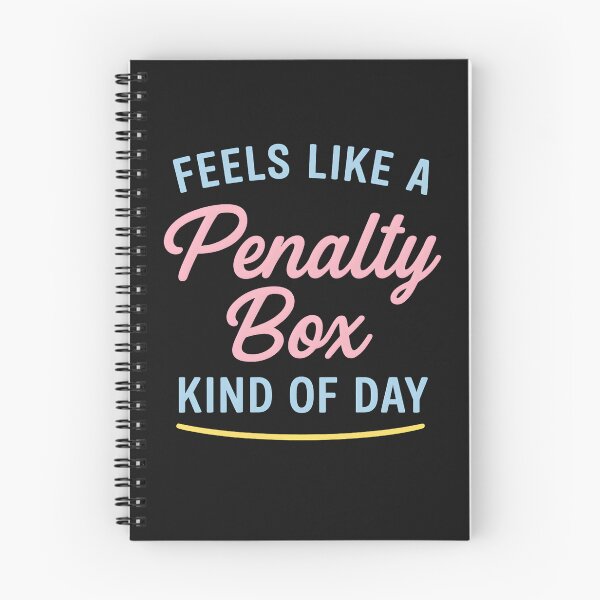 Item preview, Feels Like A Penalty Box Kind Of Day Men's Funny Hockey designed and sold by hemagamo.