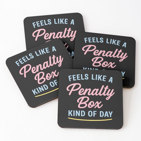 Item preview, Feels Like A Penalty Box Kind Of Day Men's Funny Hockey designed and sold by hemagamo.