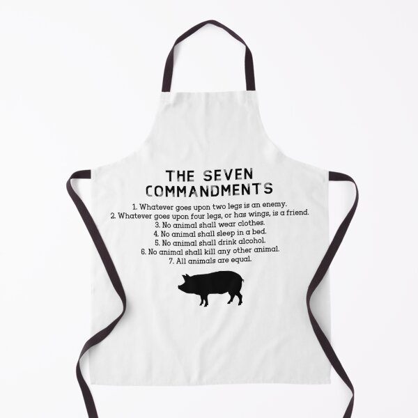 Item preview, Animal Farm The Seven Commandments designed and sold by TsunamiDesigns.