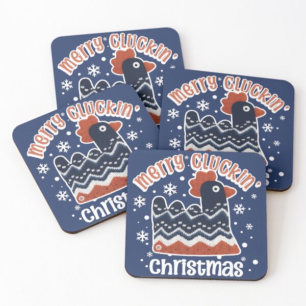 Item preview, Merry clucking Christmas designed and sold by Yuzik.