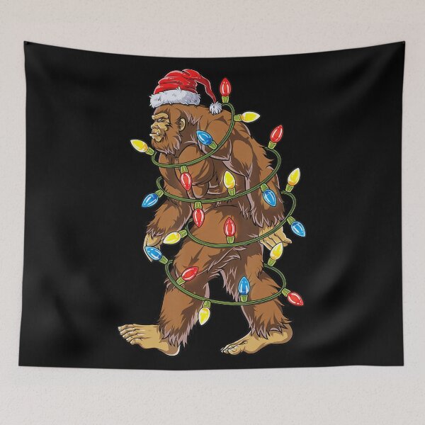 Item preview, Christmas Retro Vintage Holiday Classic Lights Festive Bigfoot Tree Christmas designed and sold by FrankyTepper.