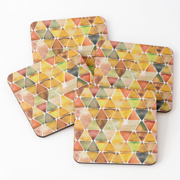 Item preview, Warm Triangle Harmony designed and sold by MoxisWatercolor.