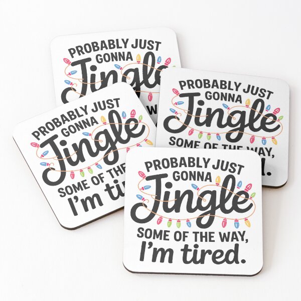Item preview, Christmas Jingle Song - Probably Just Gonna Jingle Some Of The Way I'm Tired, Funny Christmas 2 designed and sold by NicowrmSArt.