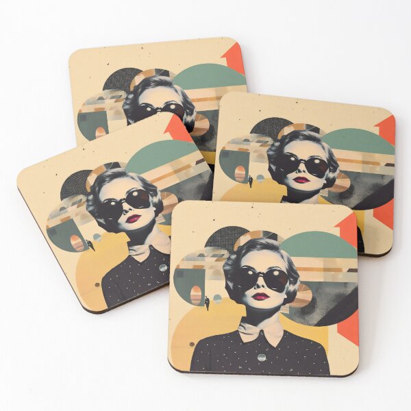 Item preview, Popup poster with woman portrait. Colorful digital art designed and sold by anytka.