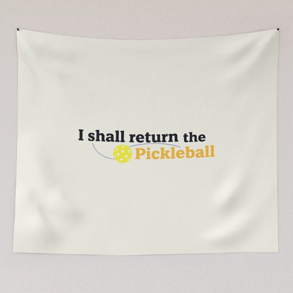 Item preview, I Shall Return The Pickleball  designed and sold by gear-posters.