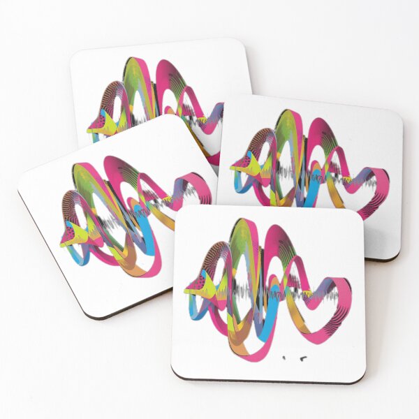 Item preview, Colorful Soundwave Art – Vibrant Abstract Waveform Design for Music Lovers, DJs & Audiophiles designed and sold by RelatableMess.