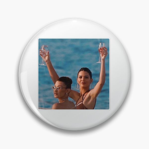Item preview, kendall jenner and bella hadid sticker Active designed and sold by GabriellaDuncan.