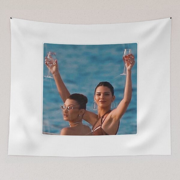 Item preview, kendall jenner and bella hadid sticker Active designed and sold by GabriellaDuncan.