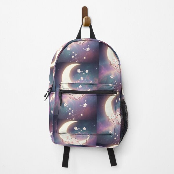 Item preview, Dreamy Ghost on the Moon – Kawaii Sleepy Aesthetic Art designed and sold by Hallin.