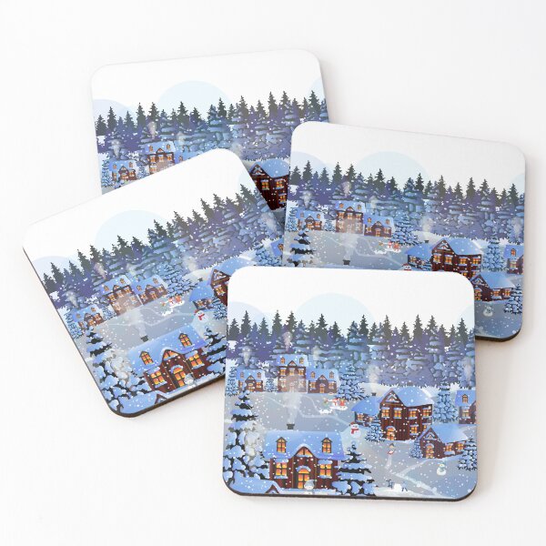 Item preview, Vintage small winter village designed and sold by CaseMastery.