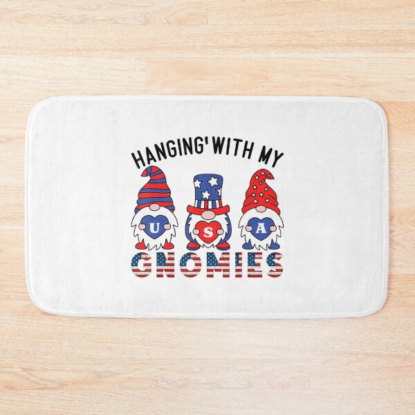 Item preview, My Vintage Hangin Holiday Happy With Funny Gnomies Quote designed and sold by Rackaam777Art.