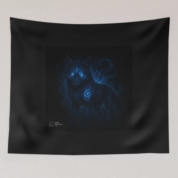 Item preview, Majestic Anime wolf with guaridian spirit. designed and sold by FusionRealm.