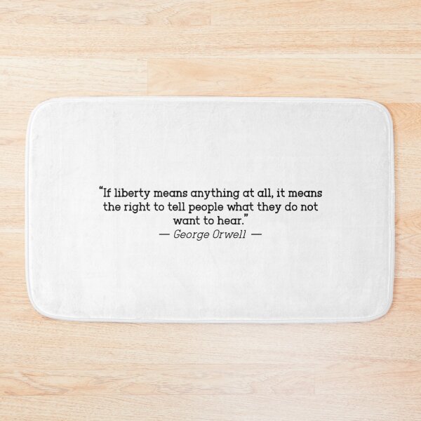 Item preview, Orwell on Liberty designed and sold by TsunamiDesigns.