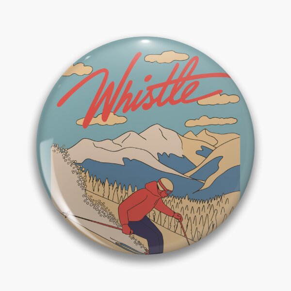 Item preview, Vintage Whistler Ski Poster – Retro Winter Sports Wall Art | Canadian Mountain Landscape for Ski & Snowboard Lovers designed and sold by paulo silveira.