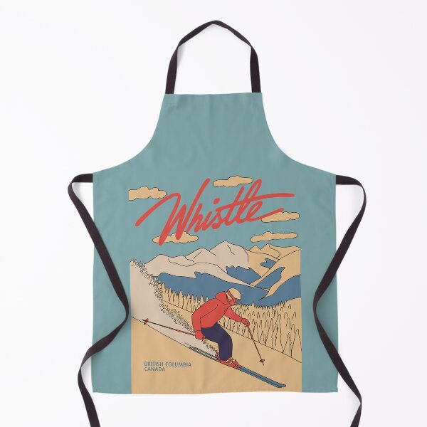 Item preview, Vintage Whistler Ski Poster – Retro Winter Sports Wall Art | Canadian Mountain Landscape for Ski & Snowboard Lovers designed and sold by paulo silveira.