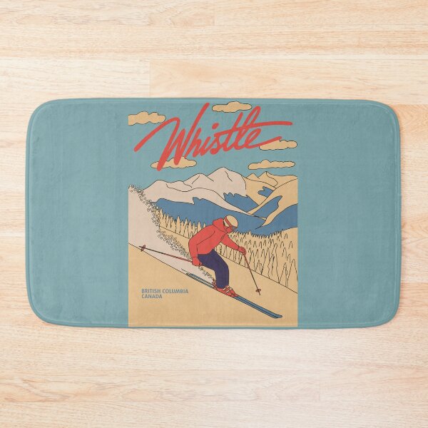 Item preview, Vintage Whistler Ski Poster – Retro Winter Sports Wall Art | Canadian Mountain Landscape for Ski & Snowboard Lovers designed and sold by paulo silveira.