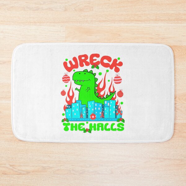 Item preview, Cute Godzilla Kawaii Holiday Pun designed and sold by Renata Illustrata.