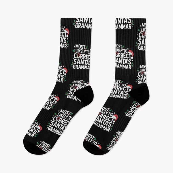 Item preview, Most Likely To Correct Santa’s Grammar designed and sold by Mateusz Majcherek.
