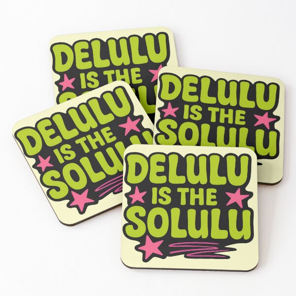 Item preview, Delulu Is The Solulu – Funny Trendy Internet Quote designed and sold by Imaginationbeyond.