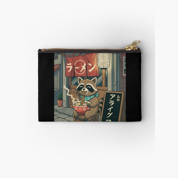 Item preview, Raccoon Ramen "Araiguma" Shop Charming Vintage Japanese Style designed and sold by Bongocomic.
