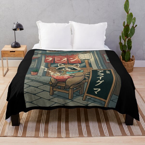 Item preview, Raccoon Ramen "Araiguma" Shop Charming Vintage Japanese Style designed and sold by Bongocomic.
