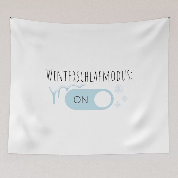 Item preview, Winterschlafmodus: ON – Minimalist design for relaxed winter moments designed and sold by SparkLuxe.