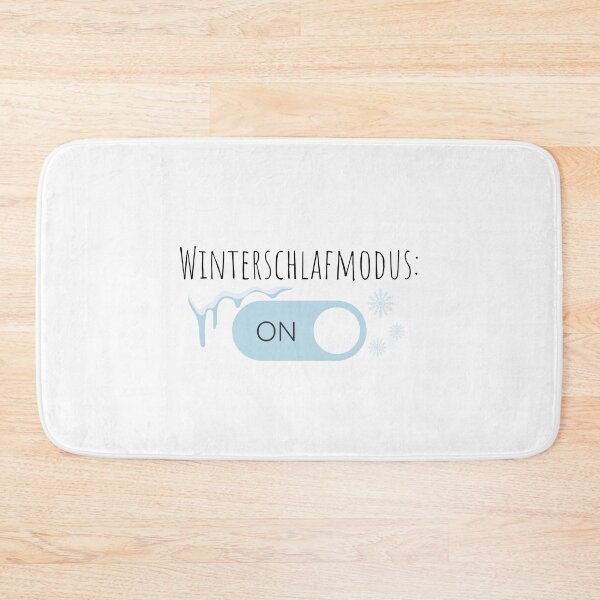 Item preview, Winterschlafmodus: ON – Minimalist design for relaxed winter moments designed and sold by SparkLuxe.