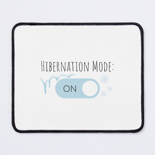 Item preview, Hibernation Mode: ON – Minimalist design for relaxed winter moments designed and sold by SparkLuxe.