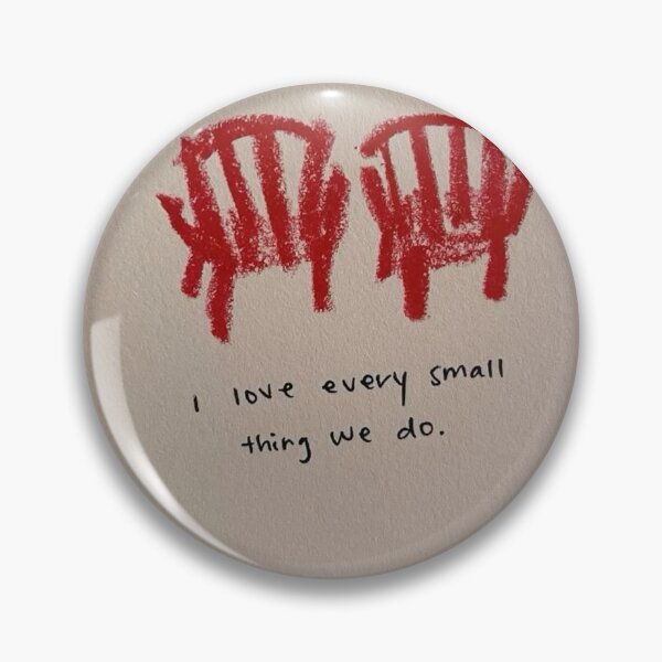 Item preview, I Love Every Small Thing We Do - Cute Red Chairs Romantic Quote designed and sold by knhislop.