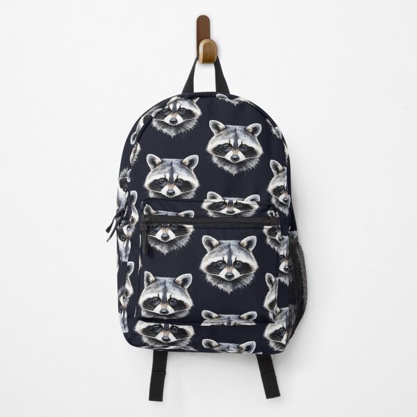 Item preview, Nightshade raccoon face in watercolor style designed and sold by LiskoDesign.