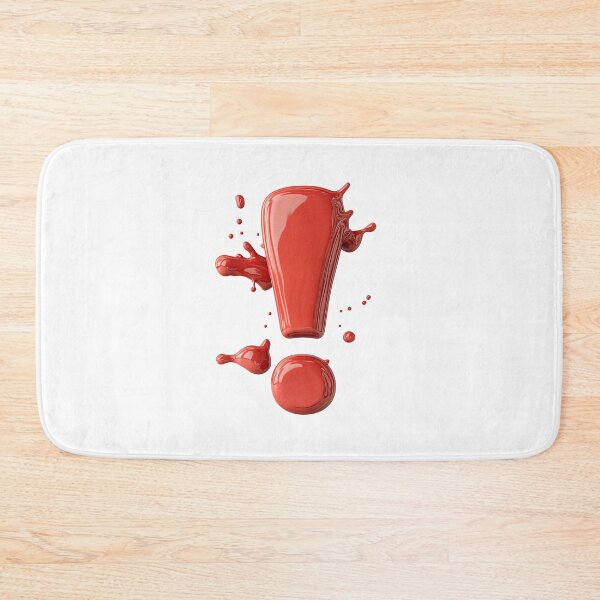 Item preview, Red Paint Splash Exclamation Mark designed and sold by rachada99.