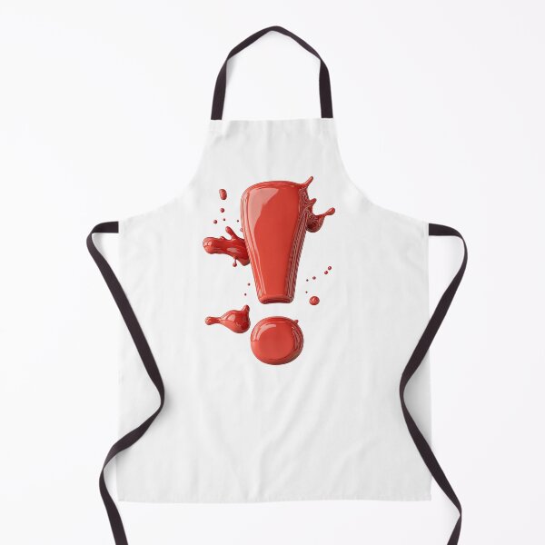 Item preview, Red Paint Splash Exclamation Mark designed and sold by rachada99.