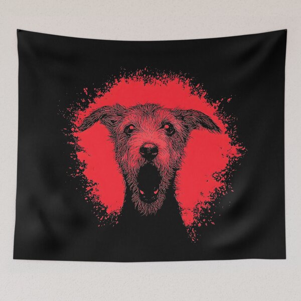 Item preview, Energetic Shouting Terrier Dog  designed and sold by Shoot-The-Moon.