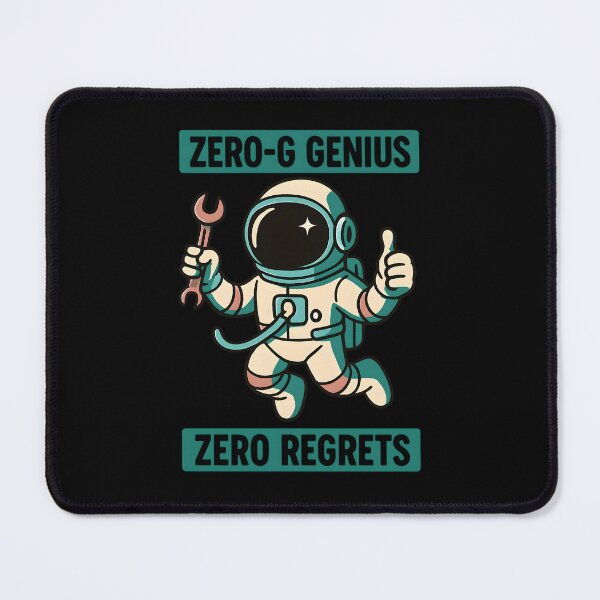 Item preview, Zero-G Genius Zero Regrets designed and sold by TeeTimeTreasure.