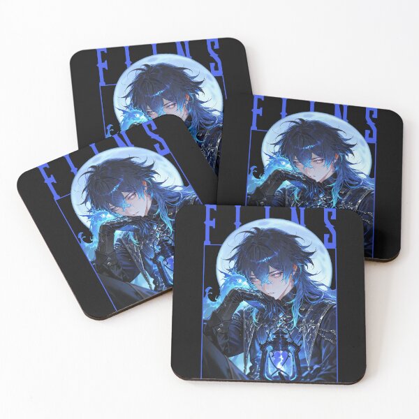 Item preview, Flins Genshin Impact: Silhouettes of Stormlight designed and sold by NarwhalXV.