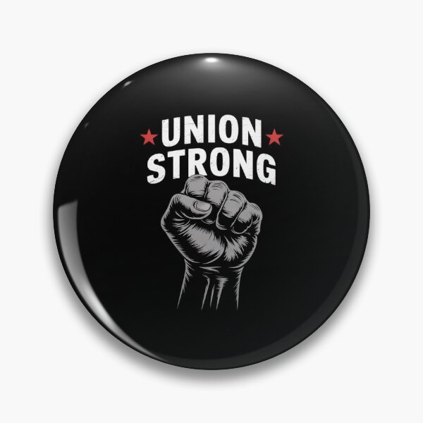 Item preview, Union Strong Solidarity Fist Workers Rights US Union Fan  designed and sold by EllinoKlemo.