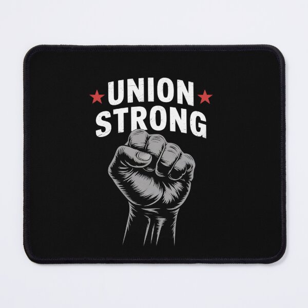 Item preview, Union Strong Solidarity Fist Workers Rights US Union Fan designed and sold by EllinoKlemo.