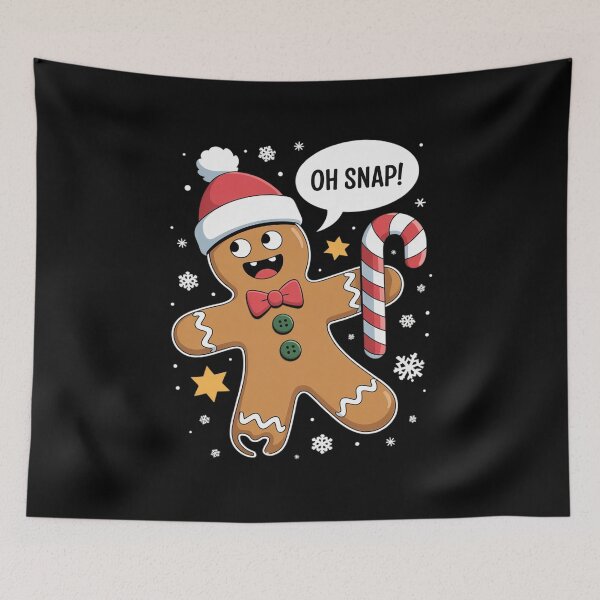 Item preview, Holiday Apparel Gingerbread Man Oh Snap Christmas designed and sold by RayArmstrong.