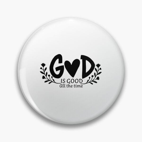 Item preview, God Is Good All The Time – Christian Faith Typography T-Shirt Design designed and sold by CrossCrafted.