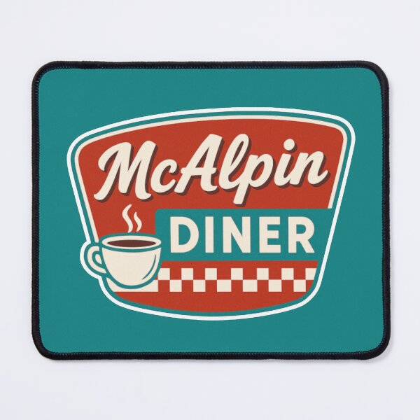 Item preview, The McAlpin Diner Logo designed and sold by Scrabbled Words.