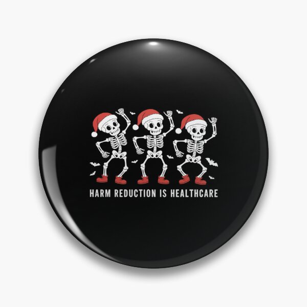 Item preview, Harm Reduction Skeleton Dancing Christmas Overdose Awareness designed and sold by FranzFriesen.