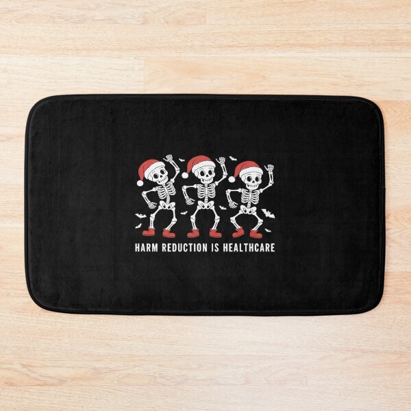 Item preview, Harm Reduction Skeleton Dancing Christmas Overdose Awareness designed and sold by FranzFriesen.