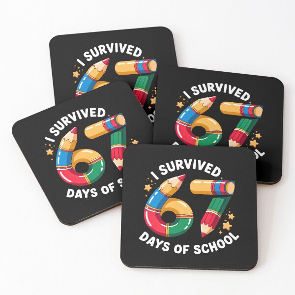Item preview, i survived 67 days of school six seven meme designed and sold by VividDripCo.