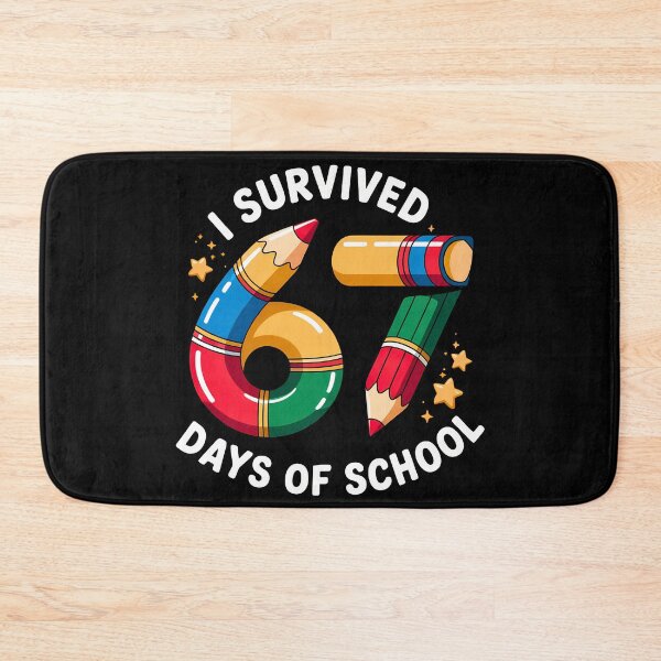 Item preview, i survived 67 days of school six seven meme designed and sold by VividDripCo.