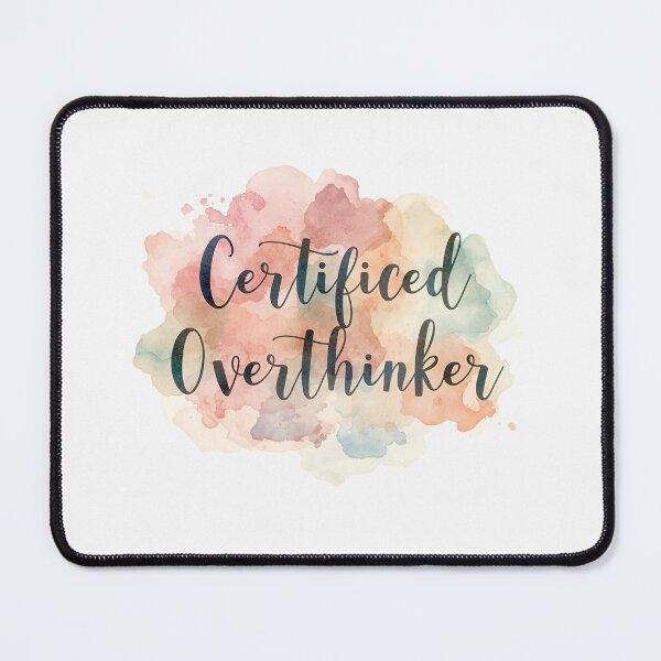 Item preview, Certified Overthinker designed and sold by FitEnvy.